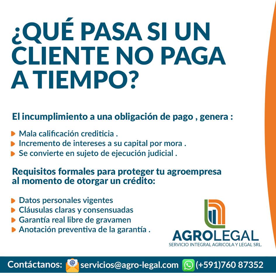 ¿QUE PASA SI UN CLIENTE NO PAGA A TIEMPO?